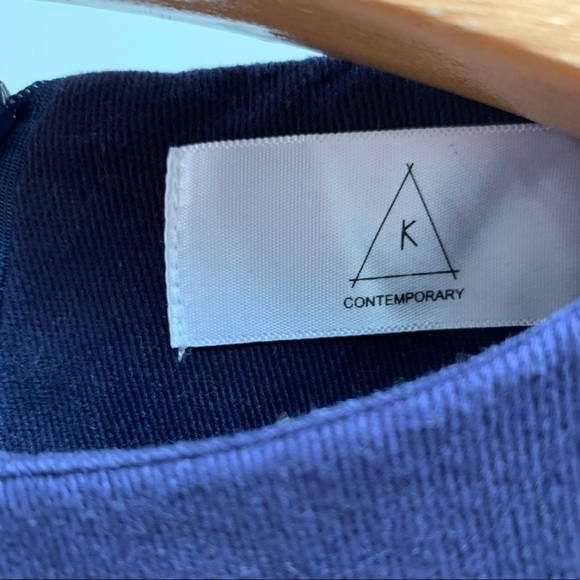 Baby Doll Smock Dress w/ Embroidered White Design - Picture 10 of 13